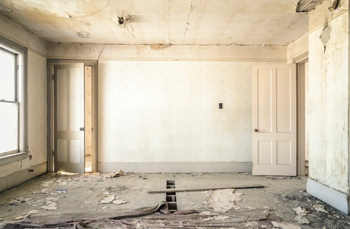 Waste disposal crew managing a cleanout project in Clinton